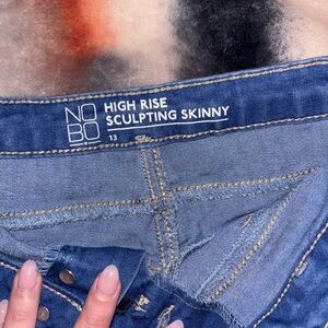 NOBO Blue High Rise Skinny Jeans